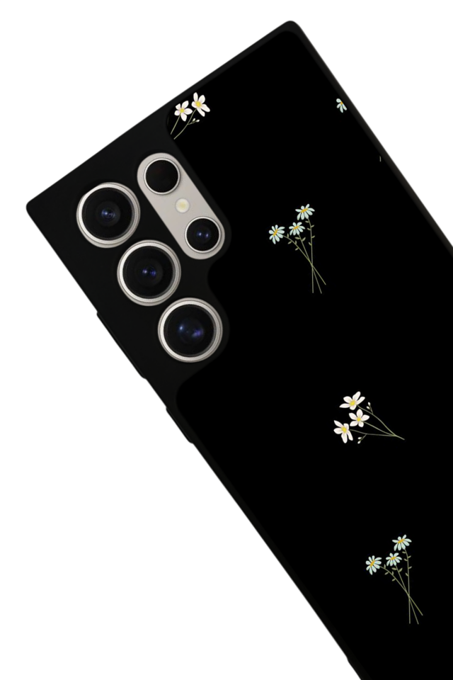 Samsung Galaxy S24 Ultra Uyumlu Cicek Tasarımlı Glossy Premium Kılıf