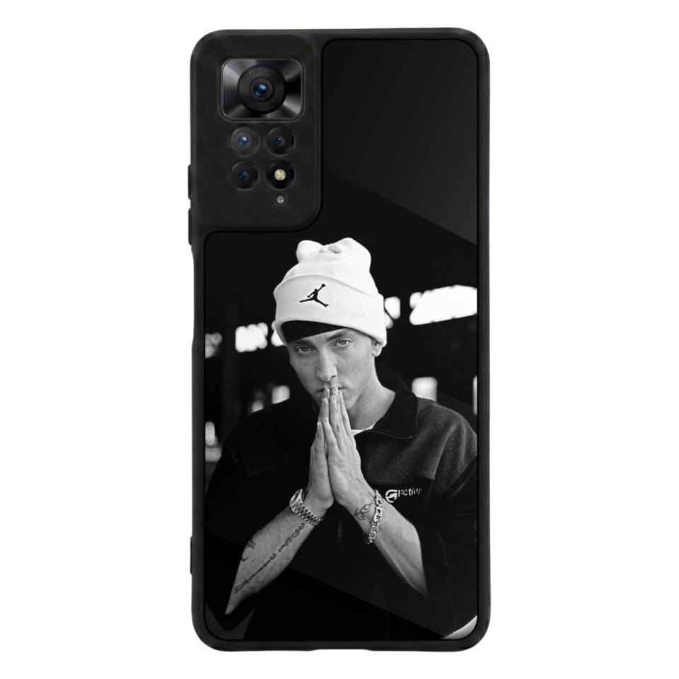 Xiaomi Redmi Note 11 Pro Uyumlu Eminem Tasarımlı Glossy Premium Kılıf