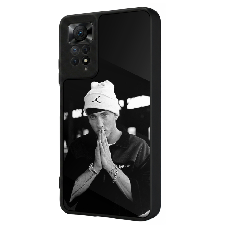 Xiaomi Redmi Note 11 Pro Uyumlu Eminem Tasarımlı Glossy Premium Kılıf