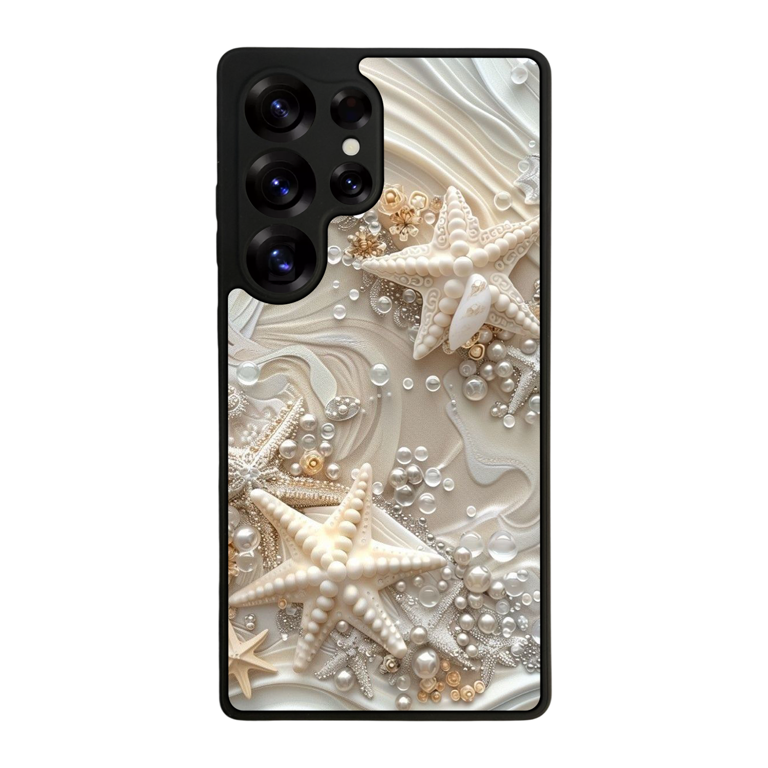 Samsung Galaxy S25 Ultra Uyumlu  İnci Tasarımlı Glossy Premium Kılıf
