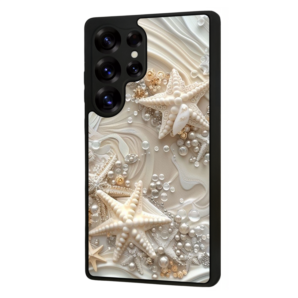 Samsung Galaxy S25 Ultra Uyumlu  İnci Tasarımlı Glossy Premium Kılıf