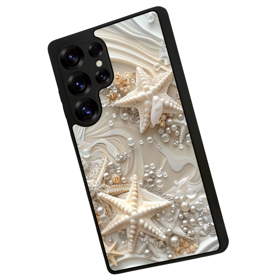 Samsung Galaxy S25 Ultra Uyumlu  İnci Tasarımlı Glossy Premium Kılıf