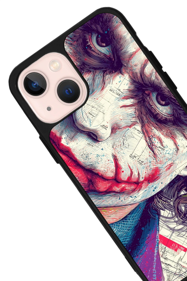 iPhone 14 Plus Uyumlu Joker Tasarımlı Glossy Premium Kılıf