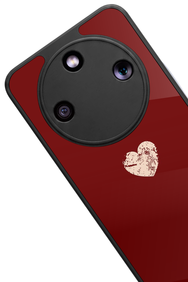 Honor Magic 8 Lite Uyumlu Kalp Love Tasarımlı Glossy Premium Kılıf