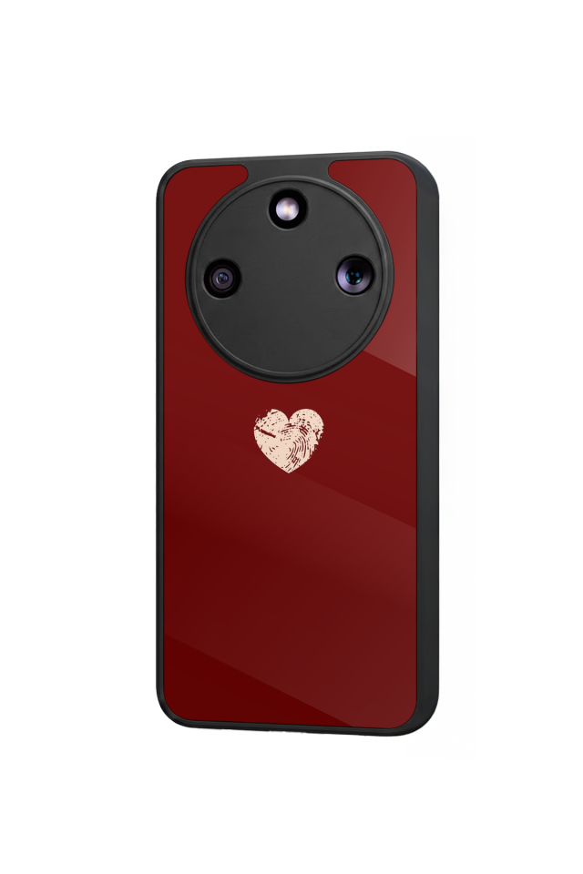Honor Magic 8 Lite Uyumlu Kalp Love Tasarımlı Glossy Premium Kılıf