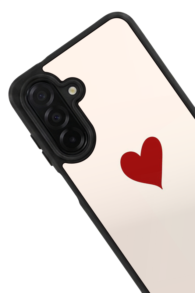 Samsung Galaxy A36 Uyumlu Kalp Love Tasarımlı Glossy Premium Kılıf