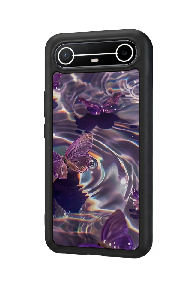 Tecno Spark Slim 5G Uyumlu Kelebek Tasarımlı Glossy Premium Kılıf