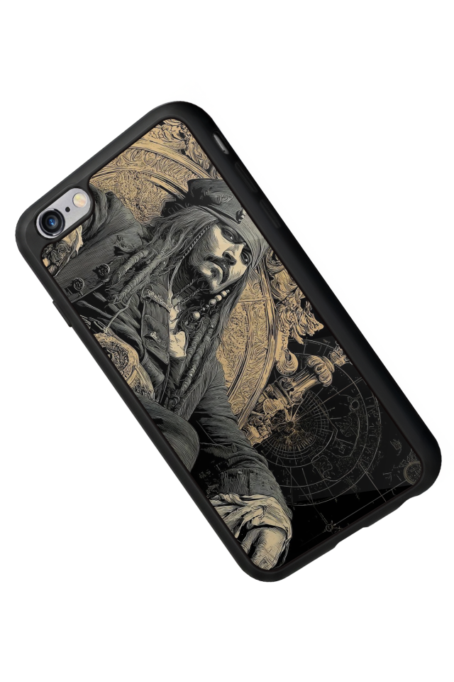 iPhone 6s Plus Uyumlu Korsan Tasarımlı Glossy Premium Kılıf
