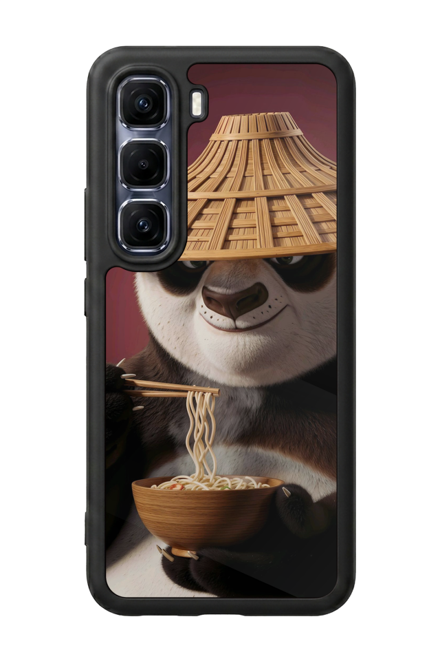 Infinix Hot 60 Pro Plus Uyumlu Kung Fu Panda Tasarımlı Glossy Premium Kılıf