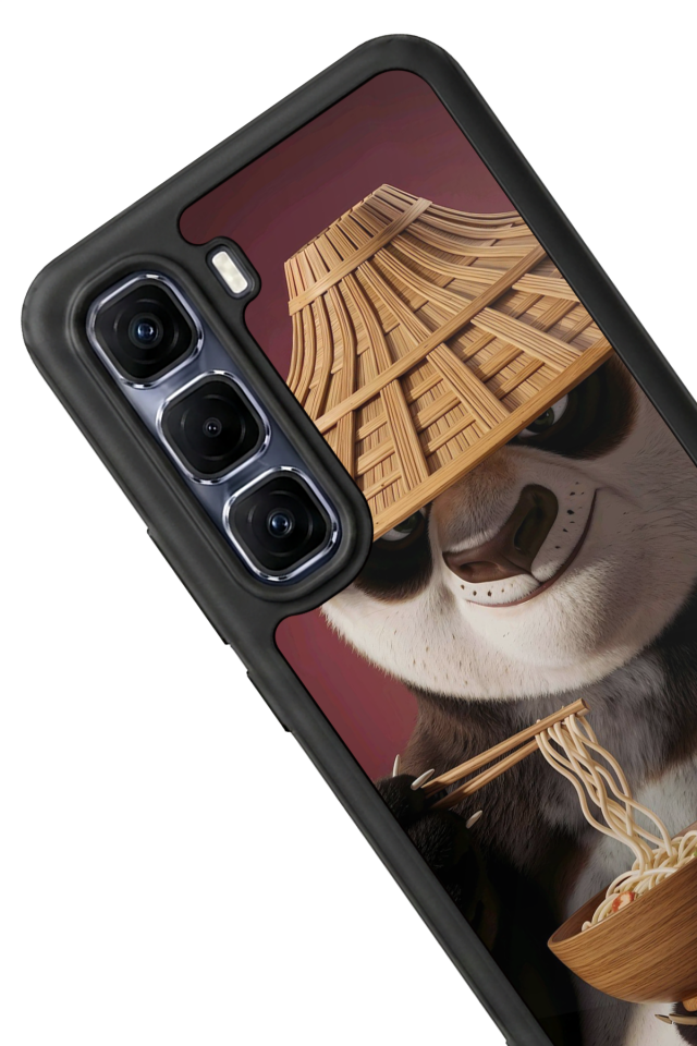 Infinix Hot 60 Pro Plus Uyumlu Kung Fu Panda Tasarımlı Glossy Premium Kılıf