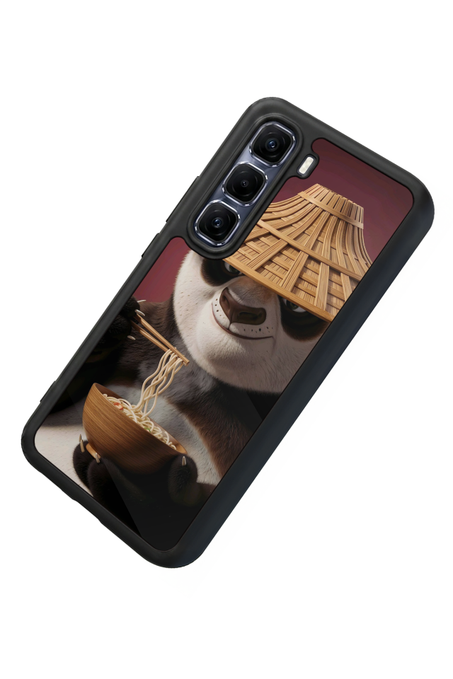 Infinix Hot 60 Pro Plus Uyumlu Kung Fu Panda Tasarımlı Glossy Premium Kılıf