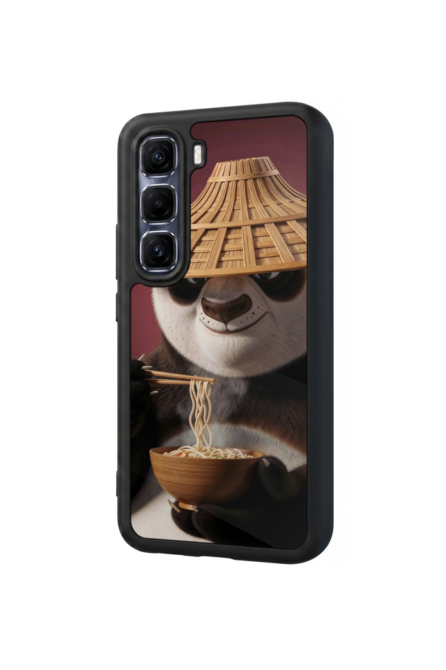 Infinix Hot 60 Pro Plus Uyumlu Kung Fu Panda Tasarımlı Glossy Premium Kılıf