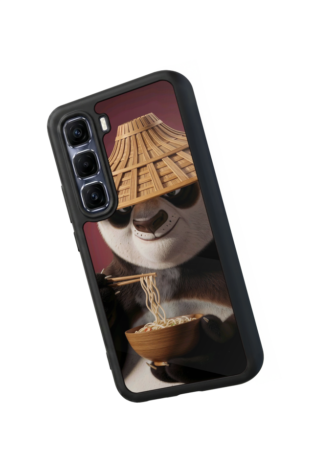 Infinix Hot 60 Pro Plus Uyumlu Kung Fu Panda Tasarımlı Glossy Premium Kılıf