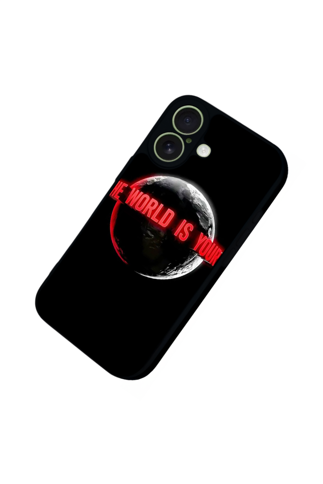 iPhone 17 Uyumlu Scarface Tasarımlı Glossy Premium Kılıf