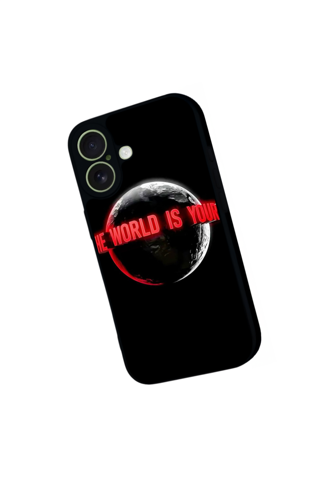 iPhone 17 Uyumlu Scarface Tasarımlı Glossy Premium Kılıf