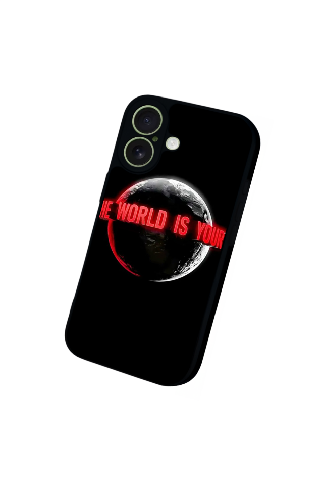 iPhone 17 Uyumlu Scarface Tasarımlı Glossy Premium Kılıf