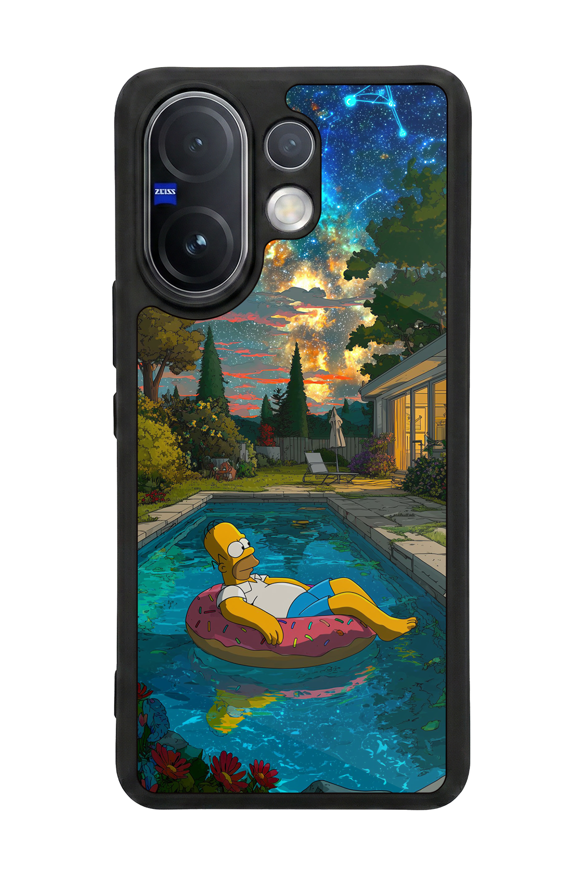 Vivo V60 Uyumlu The Simpsons Tasarımlı Glossy Premium Kılıf