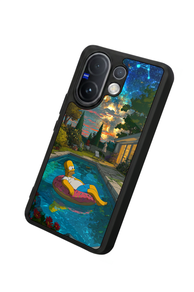Vivo V60 Uyumlu The Simpsons Tasarımlı Glossy Premium Kılıf