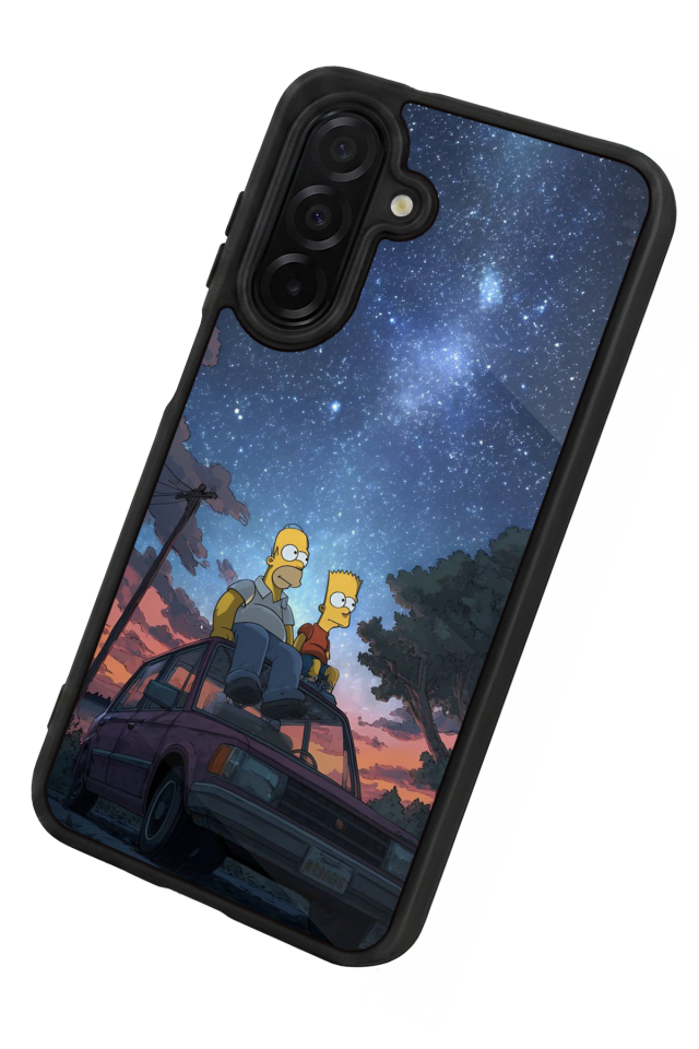 Samsung Galaxy A56 Uyumlu The Simpsons Tasarımlı Glossy Premium Kılıf