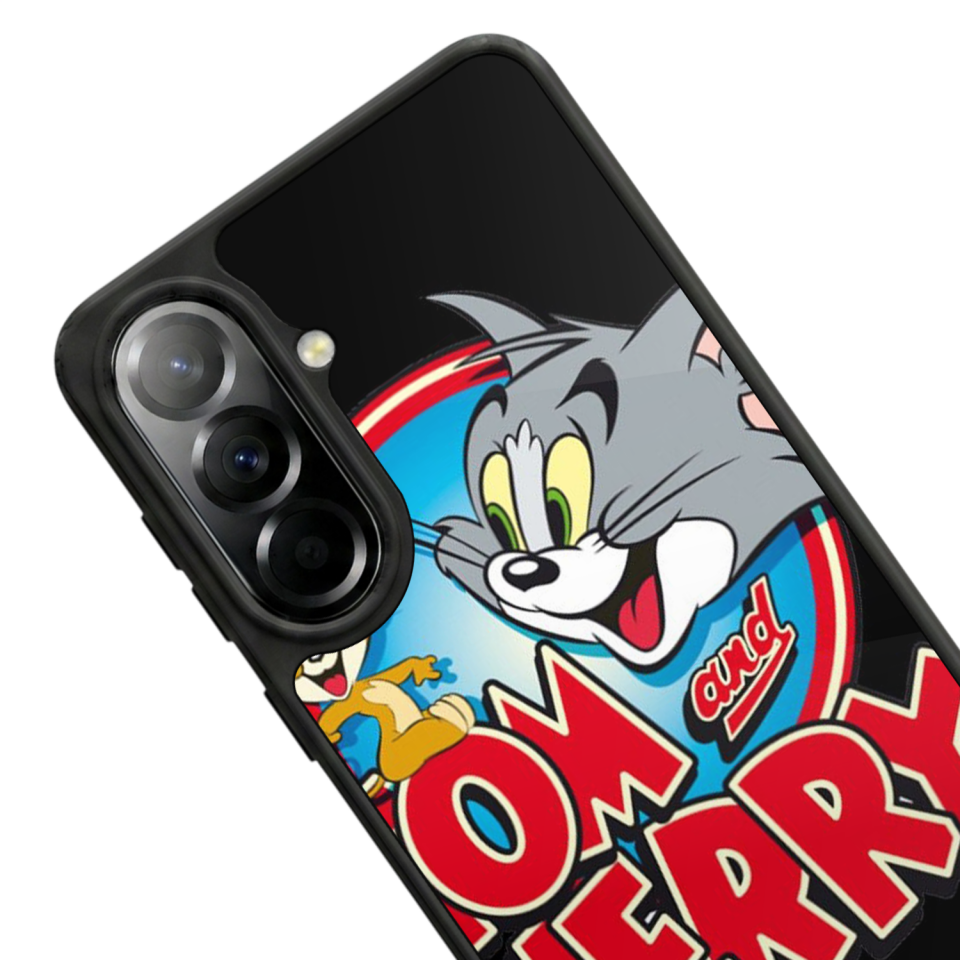 Samsung Galaxy A57 Uyumlu Tom And Jerry Tasarımlı Glossy Premium Kılıf