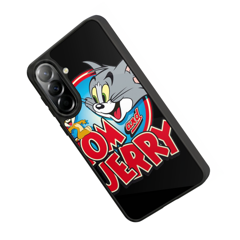 Samsung Galaxy A57 Uyumlu Tom And Jerry Tasarımlı Glossy Premium Kılıf
