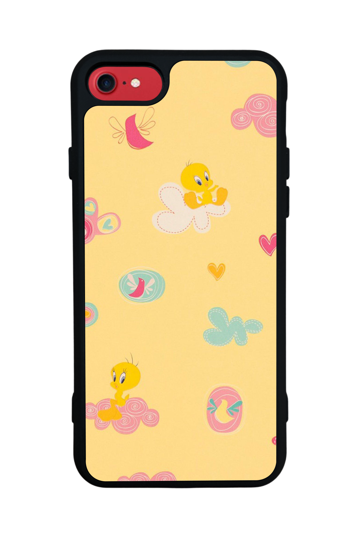 iPhone 8 Uyumlu Tweety Tasarımlı Glossy Premium Kılıf