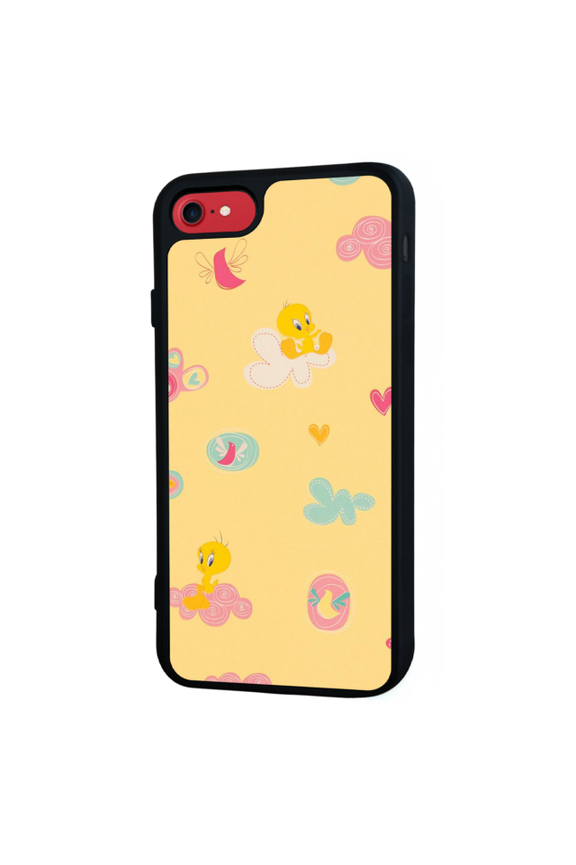 iPhone 8 Uyumlu Tweety Tasarımlı Glossy Premium Kılıf