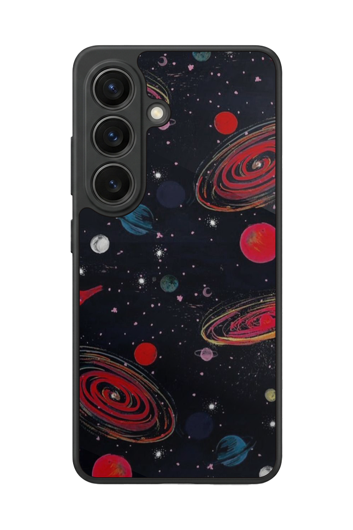 Samsung Galaxy S26 Uyumlu Uzay Tasarımlı Glossy Premium Kılıf