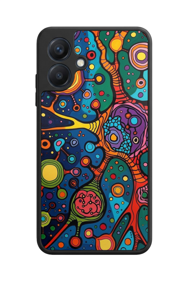 Samsung Galaxy A07 Uyumlu Abstract Tasarımlı Glossy Premium Kılıf