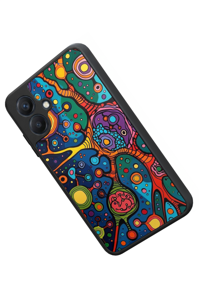 Samsung Galaxy A07 Uyumlu Abstract Tasarımlı Glossy Premium Kılıf