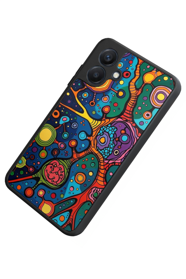 Samsung Galaxy A07 Uyumlu Abstract Tasarımlı Glossy Premium Kılıf