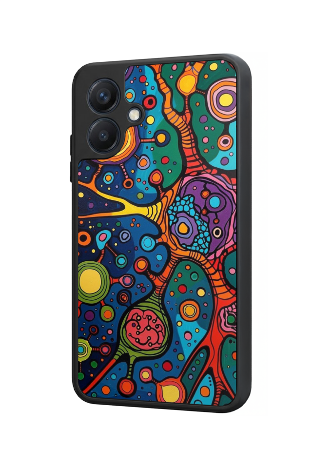 Samsung Galaxy A07 Uyumlu Abstract Tasarımlı Glossy Premium Kılıf
