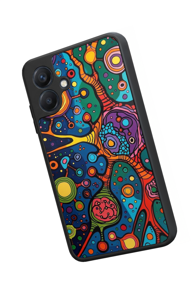 Samsung Galaxy A07 Uyumlu Abstract Tasarımlı Glossy Premium Kılıf