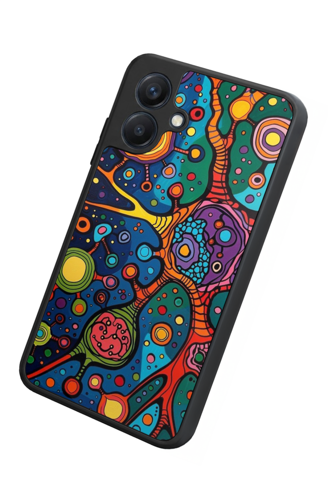 Samsung Galaxy A07 Uyumlu Abstract Tasarımlı Glossy Premium Kılıf