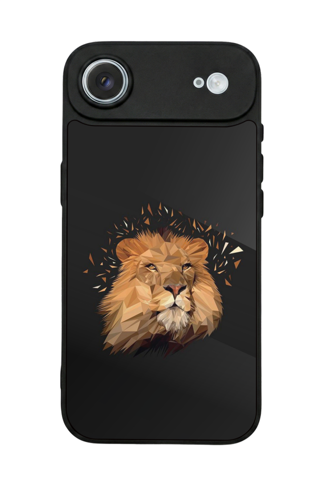 iPhone 17 Air Uyumlu Aslan Tasarımlı Glossy Premium Kılıf