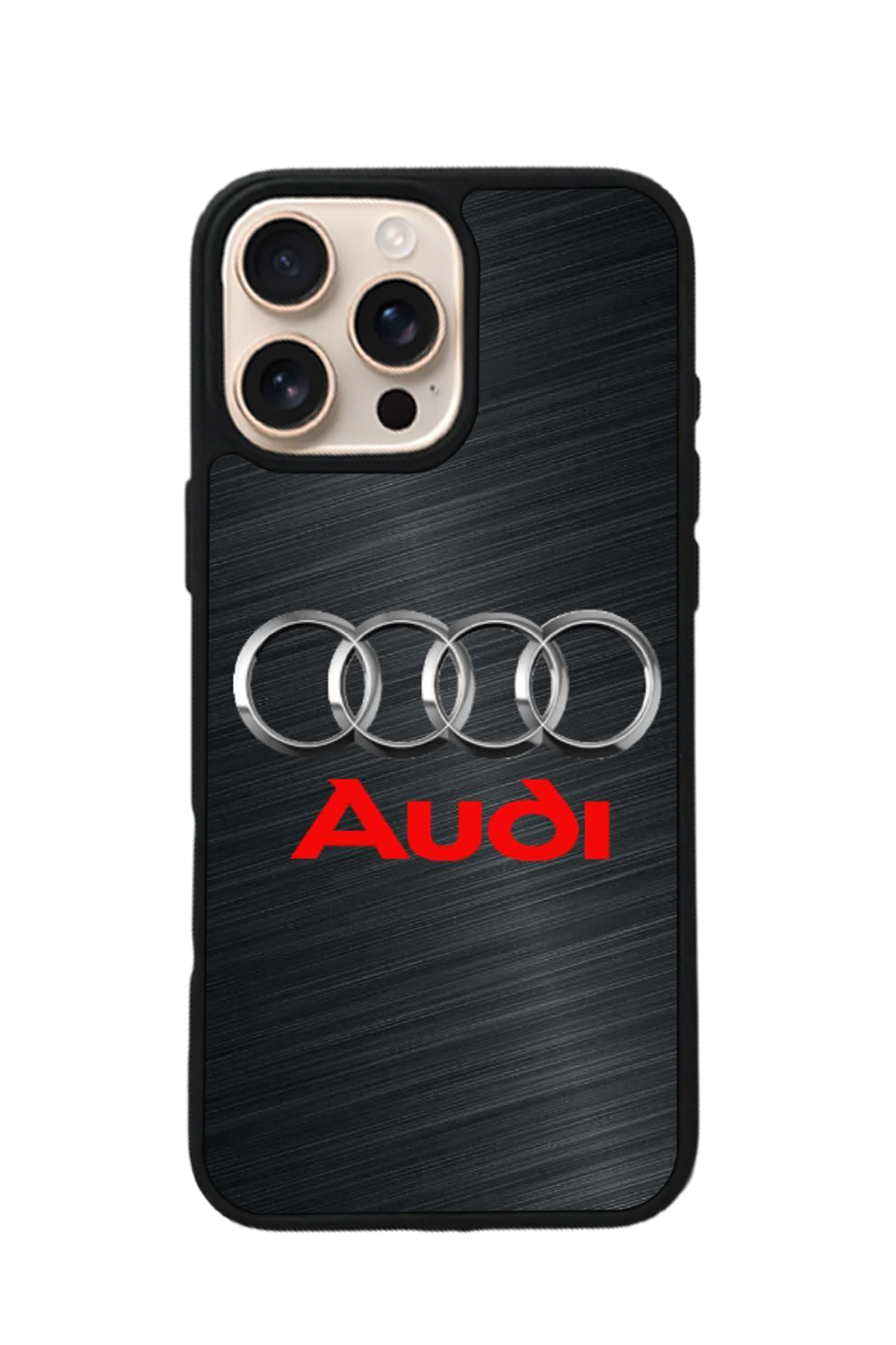 iPhone 15 Pro Uyumlu Audi Tasarımlı Glossy Premium Kılıf