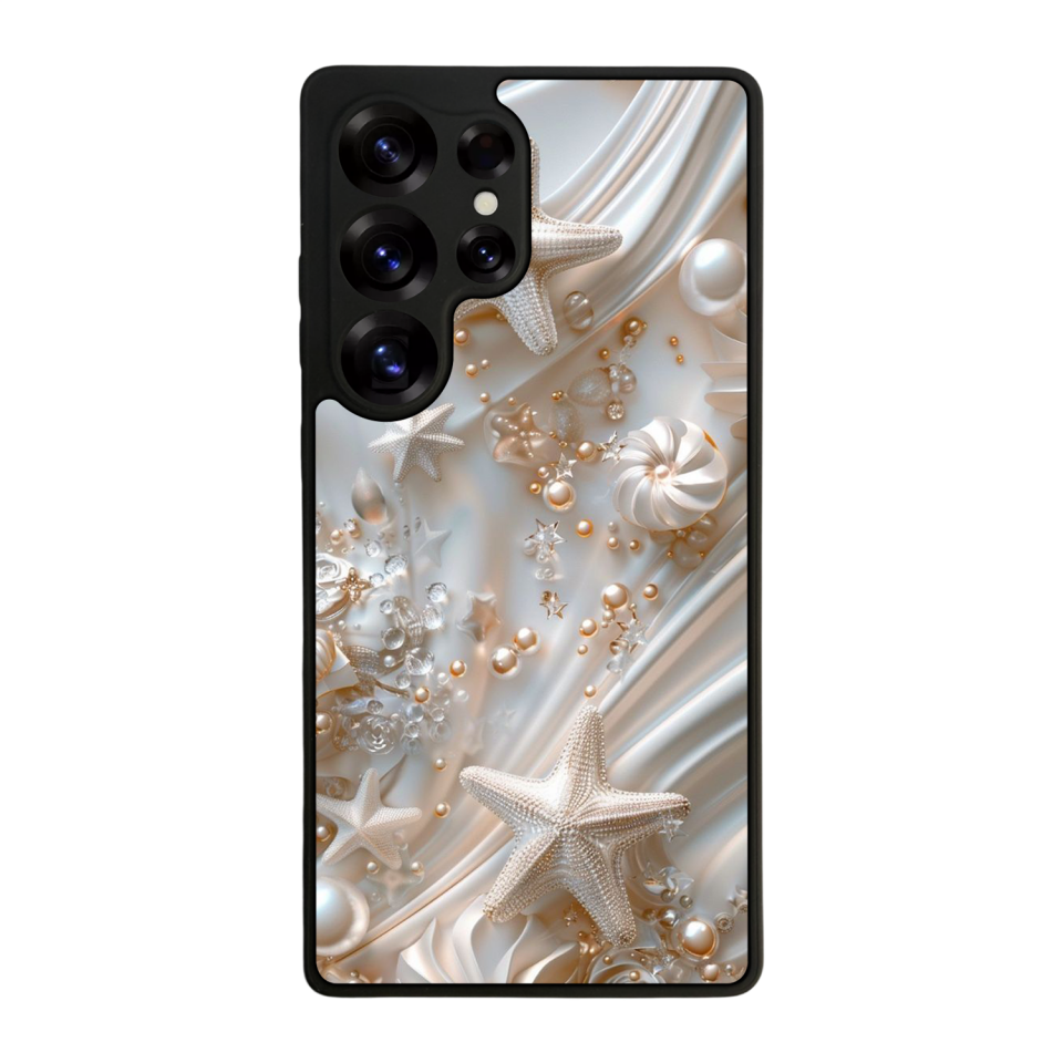 Samsung Galaxy S25 Ultra Uyumlu  İnci Tasarımlı Glossy Premium Kılıf