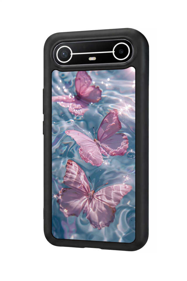 Tecno Spark Slim 5G Uyumlu Kelebek Tasarımlı Glossy Premium Kılıf