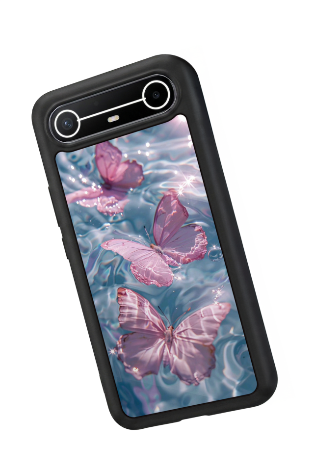 Tecno Spark Slim 5G Uyumlu Kelebek Tasarımlı Glossy Premium Kılıf