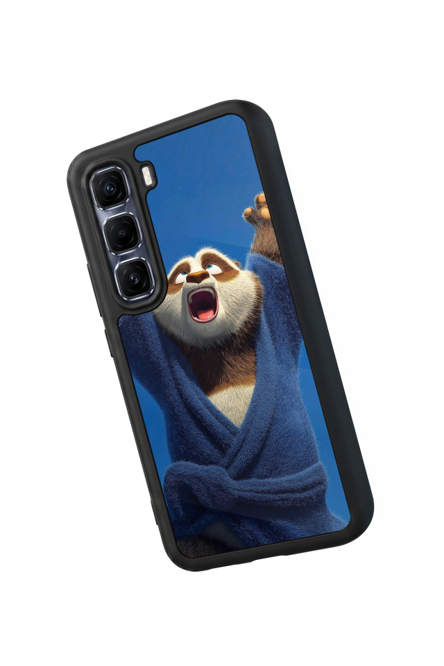 Infinix Hot 60 Pro Plus Uyumlu Kung Fu Panda Tasarımlı Glossy Premium Kılıf
