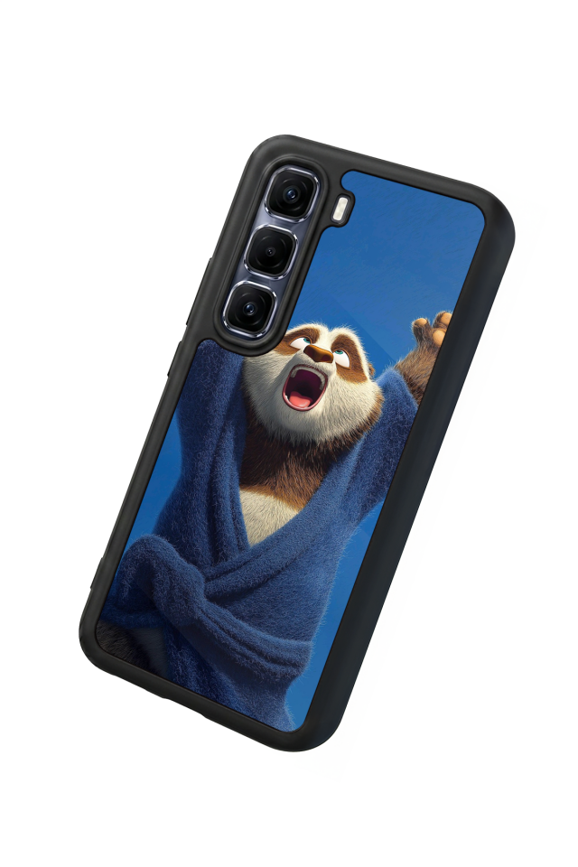 Infinix Hot 60 Pro Plus Uyumlu Kung Fu Panda Tasarımlı Glossy Premium Kılıf