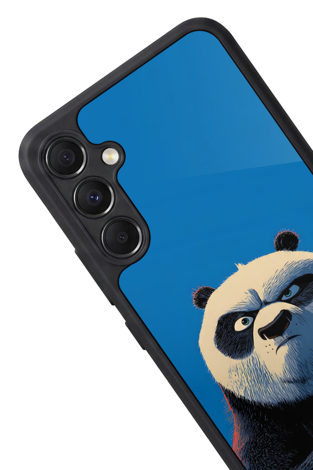 Samsung Galaxy A34 Uyumlu Kung Fu Panda Tasarımlı Glossy Premium Kılıf