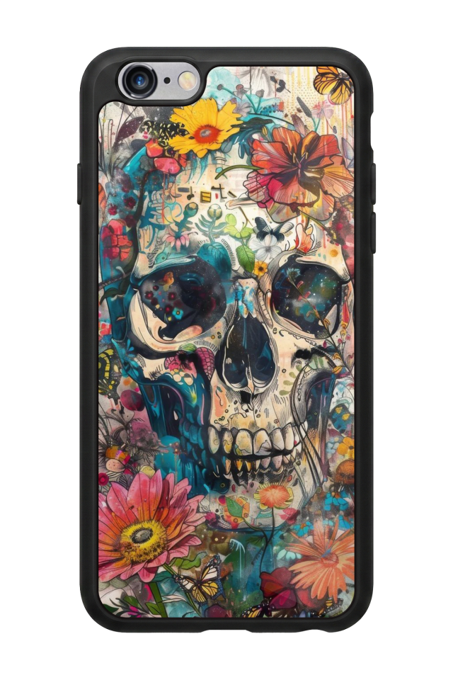 iPhone 6 Plus Uyumlu KuruKafa Tasarımlı Glossy Premium Kılıf