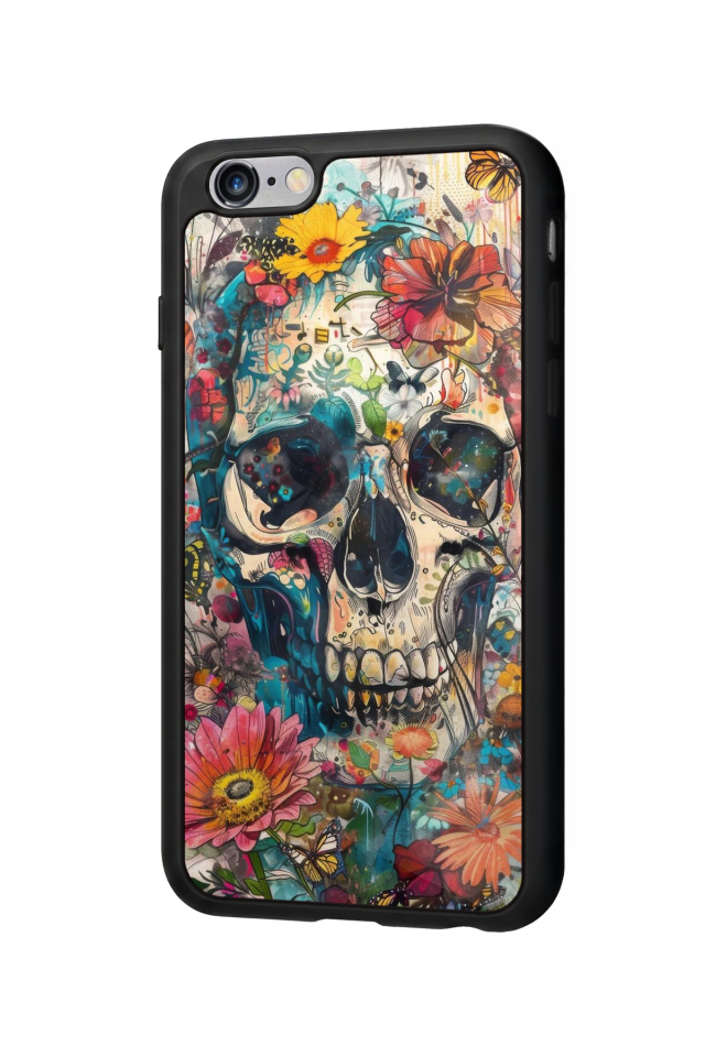 iPhone 6 Plus Uyumlu KuruKafa Tasarımlı Glossy Premium Kılıf