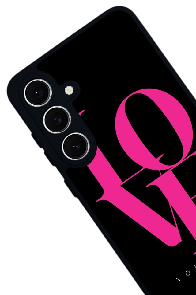 Samsung Galaxy S24 FE Uyumlu Love Tasarımlı Glossy Premium Kılıf