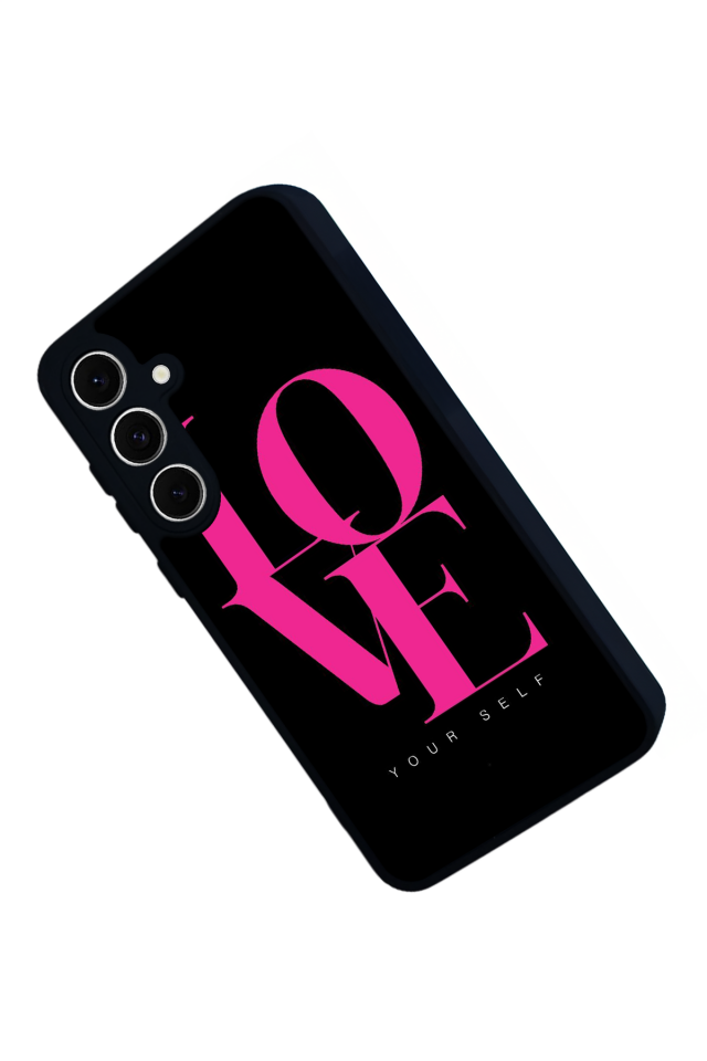 Samsung Galaxy S24 FE Uyumlu Love Tasarımlı Glossy Premium Kılıf