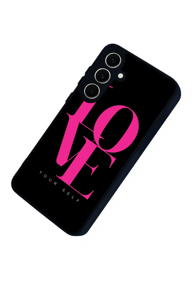 Samsung Galaxy S24 FE Uyumlu Love Tasarımlı Glossy Premium Kılıf