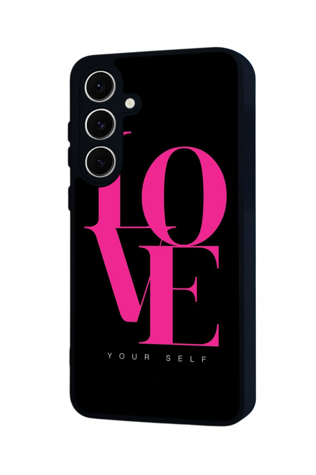 Samsung Galaxy S24 FE Uyumlu Love Tasarımlı Glossy Premium Kılıf