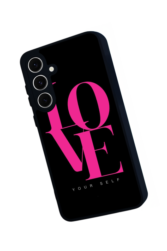 Samsung Galaxy S24 FE Uyumlu Love Tasarımlı Glossy Premium Kılıf