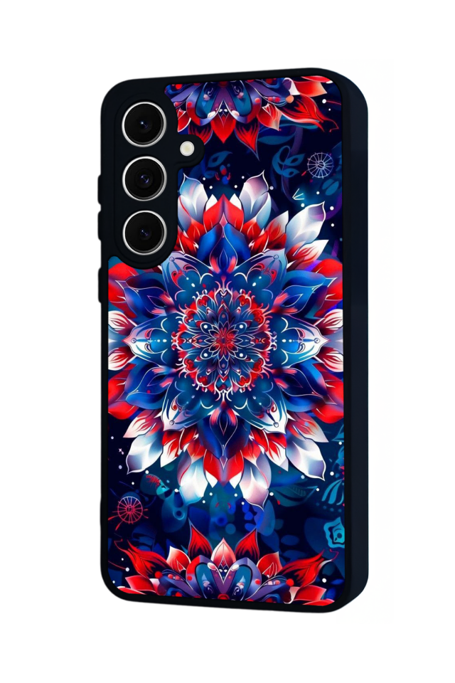 Samsung Galaxy S24 FE Uyumlu Mandala Tasarımlı Glossy Premium Kılıf